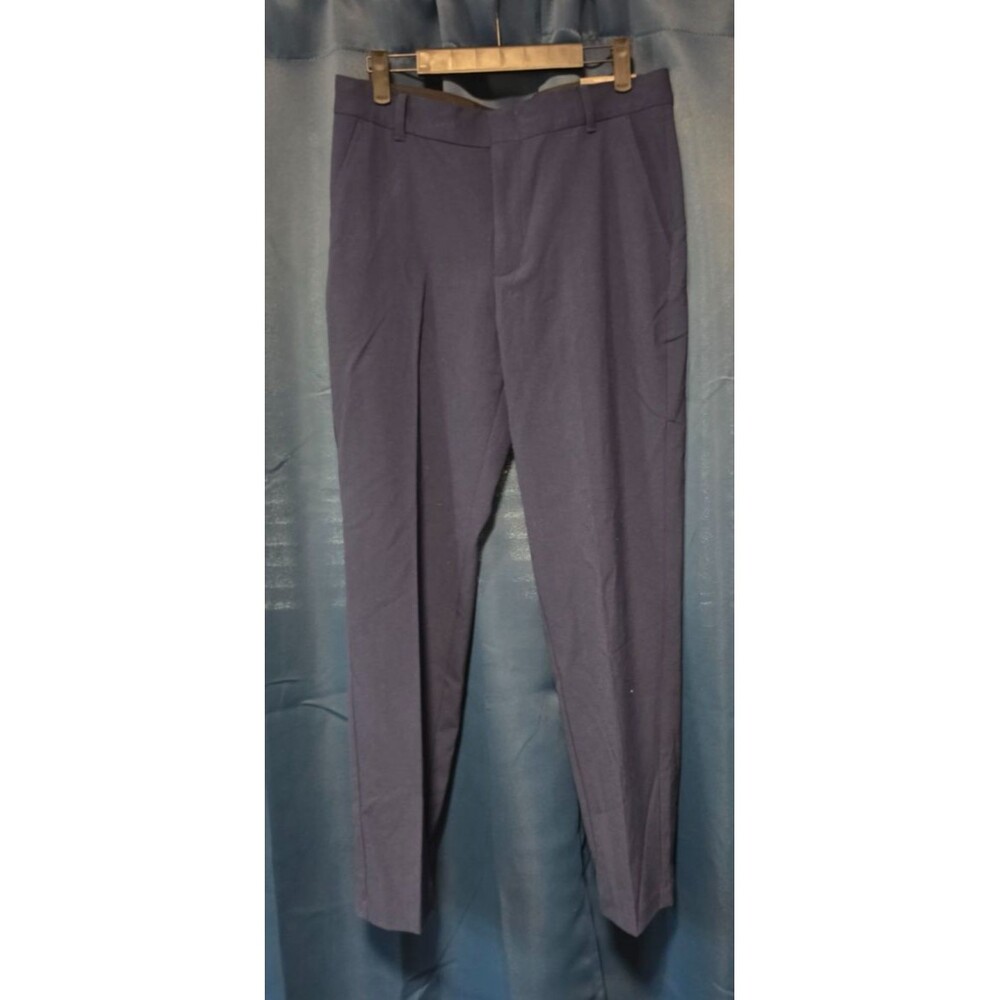 Van Heusen Flex Husky/Robusto 404 Bank Blue 16 Husky Pants New $50 Retail